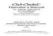 INSTALLATION AND MAINTENANCE INSTRUCTIONS ...manuals.mtdproducts.com/manuals/770-10430d.pdfengine and remove the key. 8. When cleaning, repairing or inspecting, make certain the collector/impeller