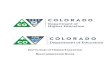 INSTITUTION OF HIGHER EDUCATION - cdhe.colorado.gov · Separate tables with required coursework for each endorsement area, including course number, course title, number of credits,