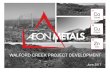 WALFORD CREEK PROJECT DEVELOPMENT€¦ · Millenium, Qld 0.00 0.02 0.04 0.06 0.08 0.10 0.12 0.14 0.16 0.18 0 50 100 150 200) Cobalt Metal Content (kt) Laterite Sulphide Source: Company