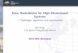 Data Assimilation for High-Dimensional Systems...Data Assimilation for High-Dimensional Systems Challenges, algorithms and opportunities Wei Kang U.S. Naval Postgraduate School 2018
