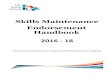 Skills Maintenance Endorsement Handbook Skills Maintenance Endorsement Handbook 2016-18 Life Saving
