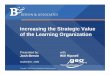 Increasing the Strategic Value of the Learning Organization · Microsoft PowerPoint - Increasing_the_Strategic_Value_of_the_Learning_Organization