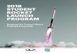2018 STUDENT ROCKET LAUNCH PROGRAM · Future Heavy Flies Again in 2018 United Launch Alliance (ULA) and Ball Aerospace have a unique educational program offering students from kindergarten