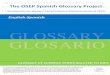 GLOSSARY GLOSARIO - Colorado Department of Education...GLOSARIO English-Spanish The OSEP Spanish Glossary Project Developed by the Region 1 Parent Technical Assistance Center @ SPAN