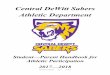 Central DeWitt Sabers Athletic Department · • Do you care? Do you care whether or not you get better? If others on the team are working harder, maybe you should reevaluate and