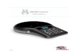 Spider 505 SIP user manual 0715 - phnxaudio.com · SPIDER 505 SIP OVERVIEW The Spider is a high-quality conference speakerphone that will turn any room into a professionally sounding