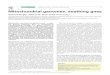 Mitochondrial genomes: anything goespt7mdv.ceingebi.unam.mx/computo/pdfs/cursosviejos/... · Mitochondrial genomes: anything goes Gertraud Burger1, Michael W. Gray2 and B. Franz Lang1