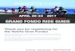 LAGUNA SECA RECREATION AREA, MONTEREY ......Gran Fondo, meaning “great endurance,” is a mass-start ride originating in Europe and gaining increasing popu larity in the United States