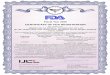 CERTIFICATE OF FDA REGISTRATION€¦ · certificate make any representations or warranties to any person or entity other than the named certificate holder, for whose sole benefit