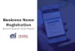 Business Name Registration · Business Name Registration Report | Second Quarter 2020 | 1 Introduction This second quarter 2020 report encompasses the major data points relevant to