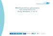 Mathematics glossary for teachers in Key Stages 1 to 3€¦ · publication Mathematics glossary for teachers in key stages 1 to 4 published by the Qualifications and Curriculum Authority