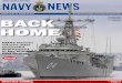 JOB WELL DONE: BACK · 2015. 6. 23. · Volume 57, No. 16, August 28, 2014 The official newspaper of the Royal Australian Navy NSERVING AUSTRALIA WITH PRIDEAVY NEWS JOB WELL DONE: