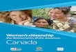 Women’s citizenship in - OAS · Rights in Canada’s citizenship regime: The quality of social and economic democracy 3.1. A civil right to control reproduction – a right but