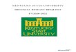 KENTUCKY STATE UNIVERSITY BIENNIAL BUDGET REQUEST … · KENTUCKY STATE UNIVERSITY 2020-2022 BIENNIAL BUDGET REQUEST TABLE OF CONTENTS - OPERATING REQUEST Page Submittal Letter 1