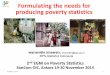 Formulating the needs for producing poverty statistics on Poverty Stats OIC(1).pdfA. Cereal (12 items) L. Miscellaneous food (9 items) B. Tubers (9 items M. Prepared food and beverages