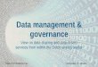 Data management & governance · independent market facilitation (policy making and execution) Current roles and responsibilities Legal responsibilities of grid operators and roles