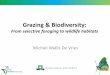 Grazing & Biodiversity - CIHEAMnetworks.iamz.ciheam.org/mountpast2016/pdfs/Presentations/S-3/S… · Biol. Rev. •Direct –Predation –Dung •Indirect –Vegetation –Microclimate