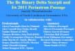 The Be Binary Delta Scorpii and Its 2011 Periastron Passagespettroscopia.uai.it/OHP 2012/OHP2012 Delta Sco... · Historical Radial Velocity Data Periodogram and stability analysis
