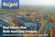 Multi-Asset Gold Producer · Cash flow from mining operations per share1 $0.09 $0.06 50% Adjusted earnings per share1 $0.03 $0.00 NA 1. This is a non-IFRS financial performance measure