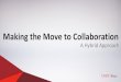 Making the Move to Collaboration · 2017. 6. 13. · Making the Move to Collaboration A Hybrid Approach. The Challenge Transform an existing public lab space to be more collaboration