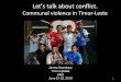 Let’s talk about conflict. - ANUasiapacific.anu.edu.au/sites/default/files/images/timor... · 2018. 6. 28. · TIMOR-LESTE Timor DOM ALEIXO LIQUICA BAZARTETE MAIJBARA TokÛðedeÆ,