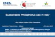 Sustainable Phosphorus use in Italy · Phosphorus China (58%) Vietnam (19%) Kazakhstan (13%) United States (11%) Kazakhstan (77%) China (14%) Vietnam (8%) Kazakhstan (77%) China (14%)