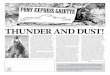 Volume 30 THUNDER AND DUST! - National Pony Express ...€¦ · Sydney, Canberra, Jindabyne and the Snowy Mountains, Melbourne, and Ade-laide. Wonderful country, wonderful peo-ple