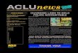 31013 ACLU news · American Civil Liberties Union of Northern California 39 Drumm St. San Francisco, CA 94111 ACLUnews ... of California Center for Advocacy & Policy is sponsoring