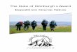 The Duke of Edinburgh’s Award - Gateways School · 2019. 10. 24. · The Duke of Edinburgh’s Award Expedition Course Notes . 2 Handrails: These are linear features that you can