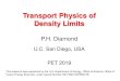 Transport Physics of Density Limits– Tokamak vs. RFP vs. Stellarator • Thoughts for experiments. A Look at Density Limit Phenomenology. ... 2017) – stellarator experiment a)