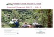 Annual Report 2017 – 2018 - Hinterland Bush Links · 2018. 10. 16. · Annual Report 2017 – 2018. Hinterland ush Links Inc. AN 12314200850 2 Treehaven Way, Maleny QLD 4552 Ph