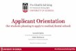Applicant Orientation · 2020. 7. 30. · 1 general dentist Additional letter from another academic professional, dentist, a supervisor, or someone who knows the you well enough to