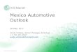 Mexico Automotive Outlook automotive industry IHS Markit 2016 IHS Markit acquires automotive Mastermind
