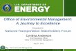 Office of Environmental Management: A Journey to Excellence · A.J. Stockmeister employees perform preparatory work for asbestos abatement. 18 Recovery Act Accomplishments. The EM