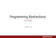 Programming Abstractions - Stanford University · Graphs Topics Graphs! 1. Basics What are they? How do we represent them? 2. Theorems What are some things we can prove about graphs?