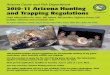 Arizona Game and Fish Department 2010-11 Arizona Hunting and … · 2012. 4. 9. · Hunt permit application deadline is Tuesday, June 8, 2010 at 7 p.m. MST. You may purchase Arizona