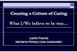 California Health Care Foundation - Creating a Culture of ... LIBRARY File… · Enhance Community Health and Well-being BALANCED SCORECARD PILLARS of Excellence ... efficacy –