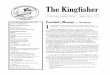 The Kingfisher - Trout Lake · teacher at nine colleges in CA, NY, and FL for 15 years. For ten years Stu worked as a software engineer at NASA in CA and at private firms in CA and
