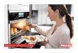 Explore your passion for cooking - Miele · Design PureLine with M Touch Control Gourmet advantages: Electronic temperature regulation from 30-300 deg C Wireless Food Probe Functions: