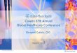 Cowen 37th Annual Global Healthcare Conference · 3/6/2017  · Global Healthcare Conference. March 6, 2017. Giovanni Caforio, CEO. 2. NOT FOR PRODUCT PROMOTIONAL USE. Forward-Looking