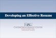 Developing an Effective Instructors Resume.pdf See example Writing Effective Job Task Descriptions for
