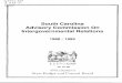 South Carolina Advisory Commission On Intergovernmental ... · Introduction The South Carolina Advisory Commission on Intergovernmental Relations (SCACIR) has served the citizens