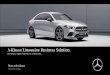 A-Klasse Limousine Business Solution. - Mercedes-Benz€¦ · A-Klasse Limousine Business Solution. Liste de prix. Valable à partir du 13 octobre 2020. E-Range (km) / E-consumption