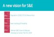 A new vision for S&E · 2019. 5. 24. · What Refresh S&E Vision & Mission Develop an Action Plan for 2019 Regulation 2018/1725 & Newcomers . S&E Vision and Mission People first: