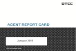 AGENT REPORT CARD - DTCC...Agent Report Card 10 Agent Report Card January Entity Responsible ’s Responsible Entity for Initiating Revisions Agent Paying Agent Calculation Agent Servicer