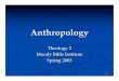 Anthropology - theopenword.org€¦ · Anthropology Theology 2 Moody Bible Institute Spring 2003. 2 What Is Anthropology? nThe Study of the Doctrine of Man nHis origins nHis nature