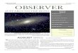 THE DENVER OBSERVER AUGUST 2010 OBSERVERSerpent-Bearer. As a side note, it may be hard to see the Serp-Cap stars from Chamberlin; in fact I had a hard time seeing Corona Borealis