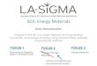 SD2: Energy Materialsinstitute.loni.org/lasigma/document_files/AHM072913/SD2.pdf · SD2 Focus 3 Milestones Milestones Y1 Y2 Y3 Y4 Y5 Develop force fields with environment-dependent