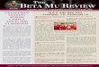 The BeTa Mu Review - Texas Pikes | Beta Mu Chapterselected two Pike Rowels (see page 3). In 2016, Beta Mu Chapter celebrates its 96th year at The University of Texas at Austin. There