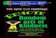 Random acts of Kindness - Blessinks · Remote Random Acts of Kindness (RRAK) Challenge: 1. Identify 10 things you can do to bless someone this month. Get the printable for some fun